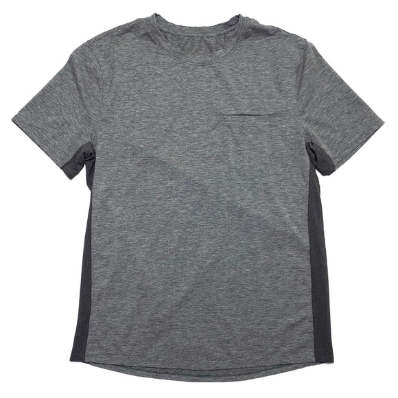 lululemon athletica Other - Lululemon Athletica Heather Gray Pocket T Shirt Mens L